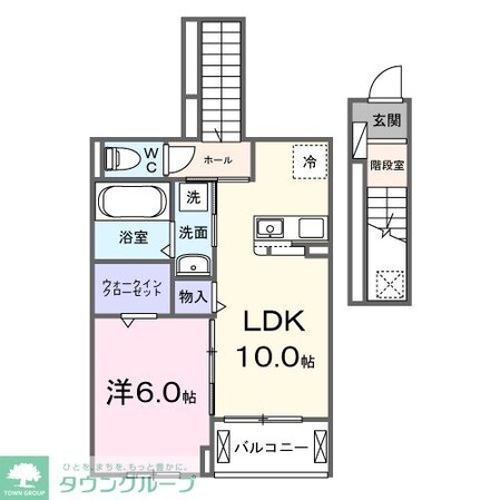 サニー ウエストの物件間取画像